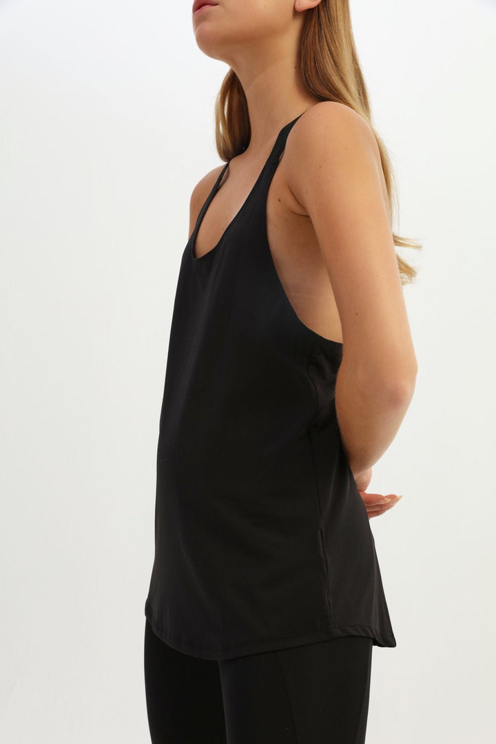 Tulle Detailed Sports Athlete Black