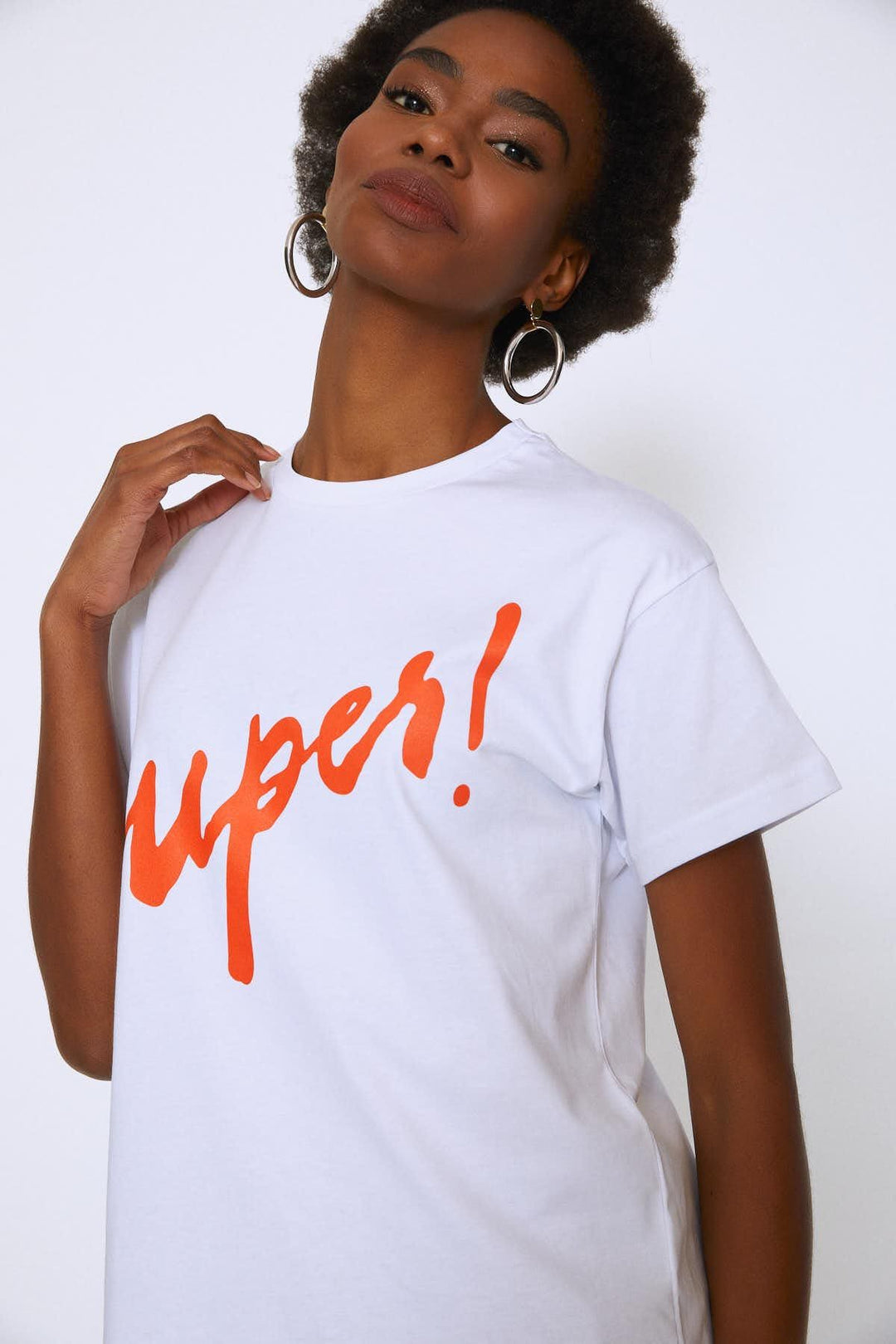 Baskılı Tişört Oranj