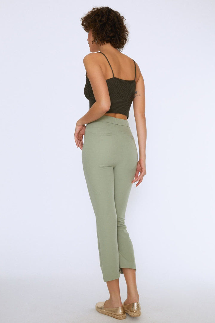 İspanyol Paça Pantolon Mint