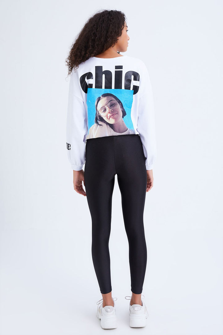 Shiny Disco Leggings Black