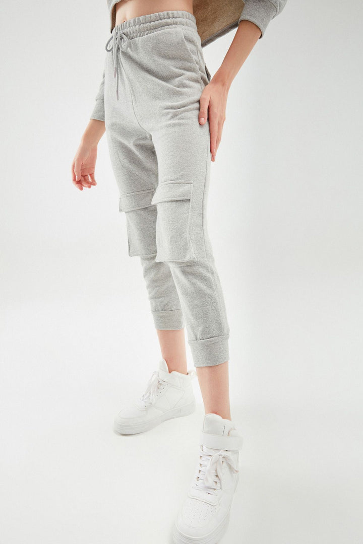Pocket Jogger Tracksuit Graymelange
