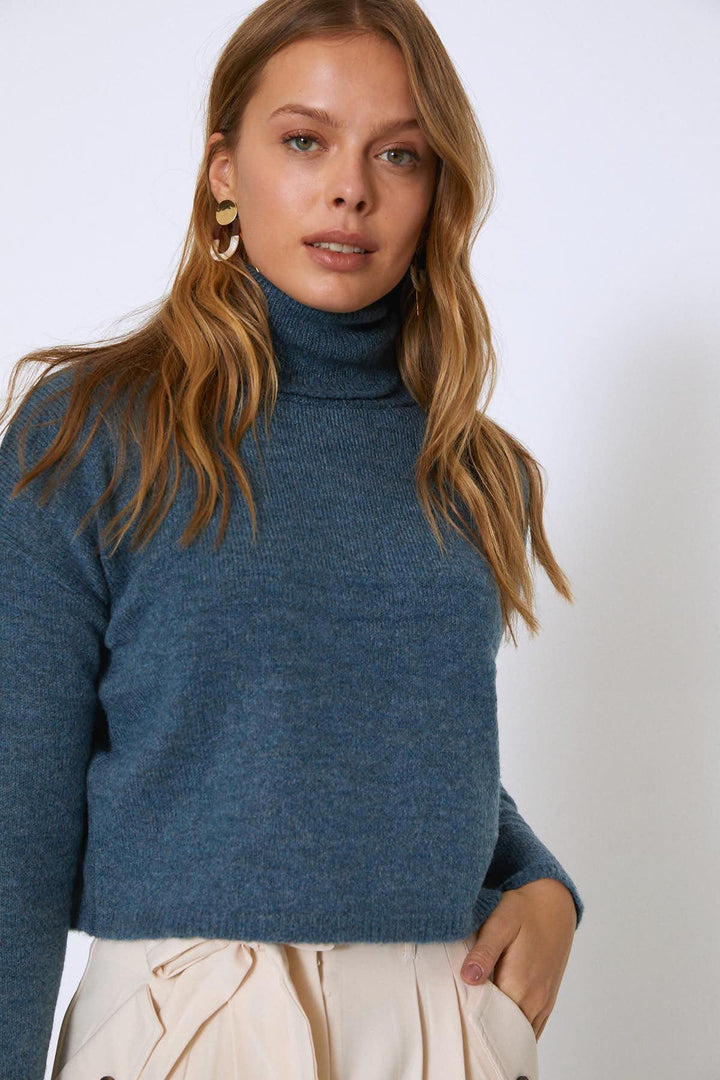 Boğazlı Kazak İndigo