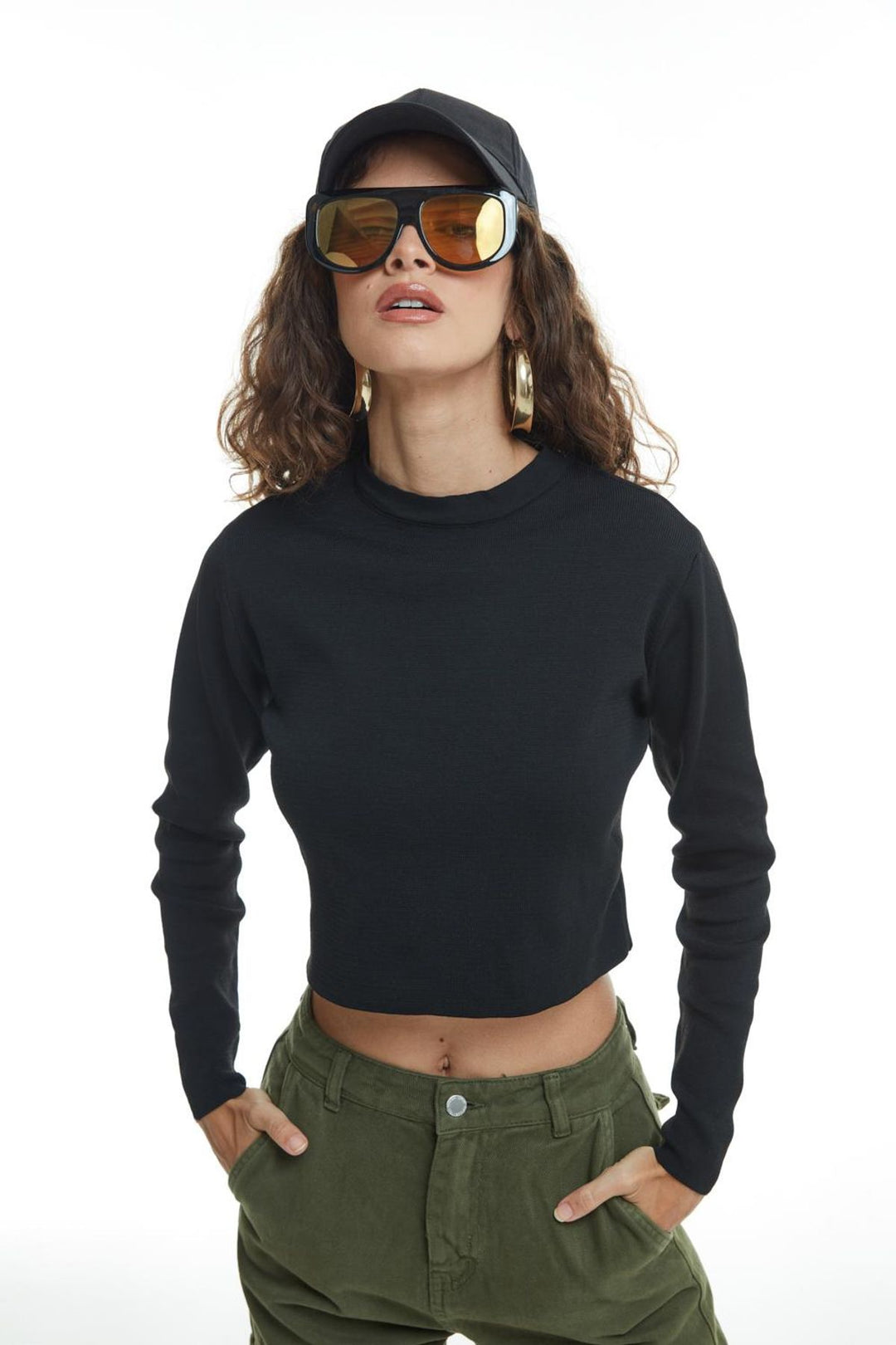 Low Back Knitwear Black