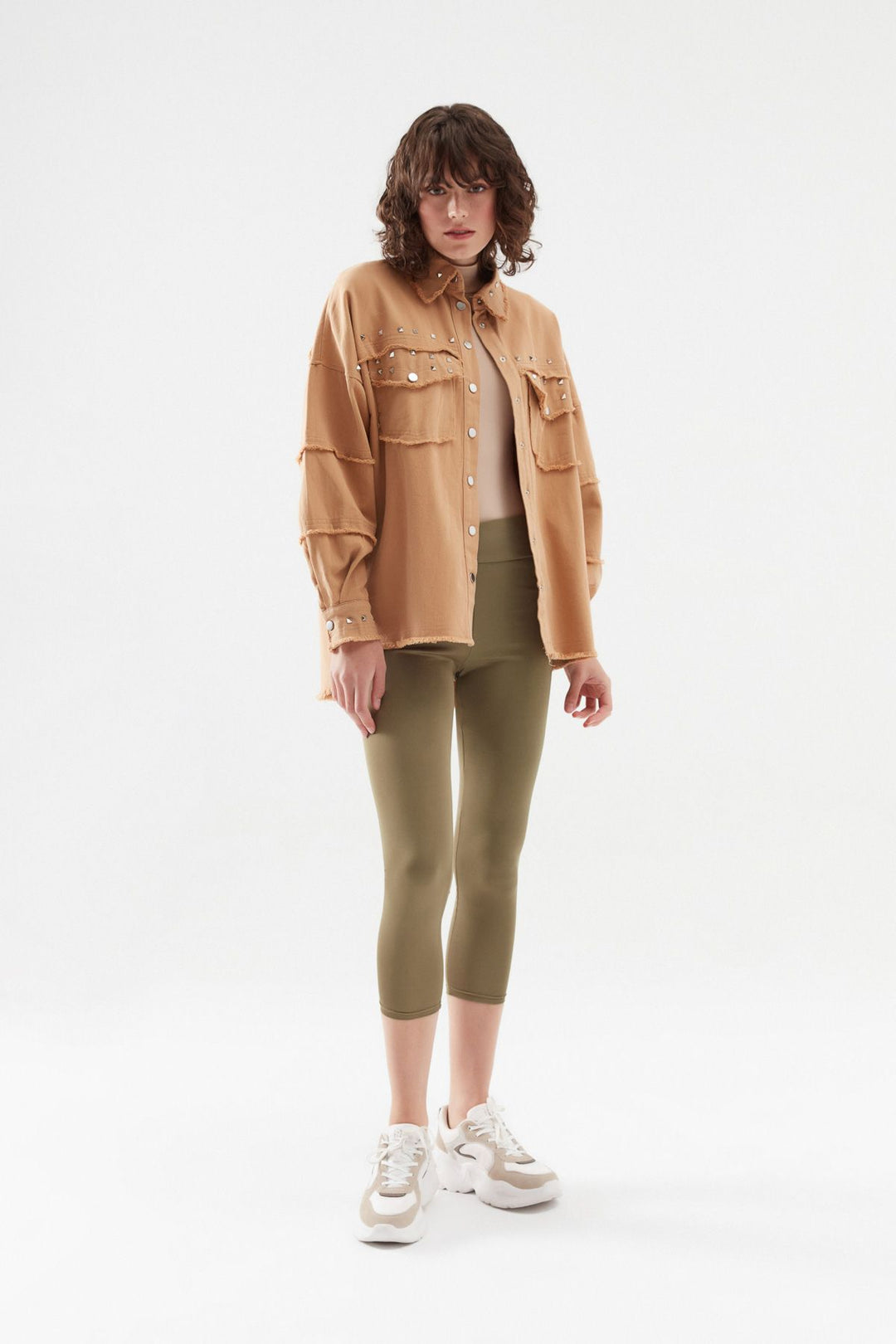 Gabardine Staple Shirt Camel