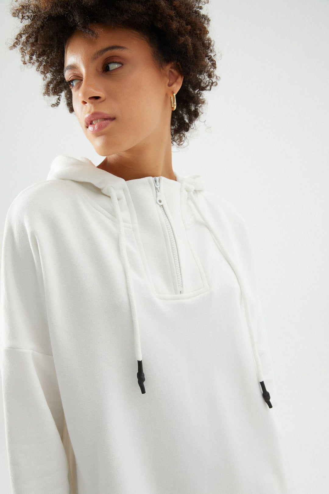 Hooded Sweatshirt White