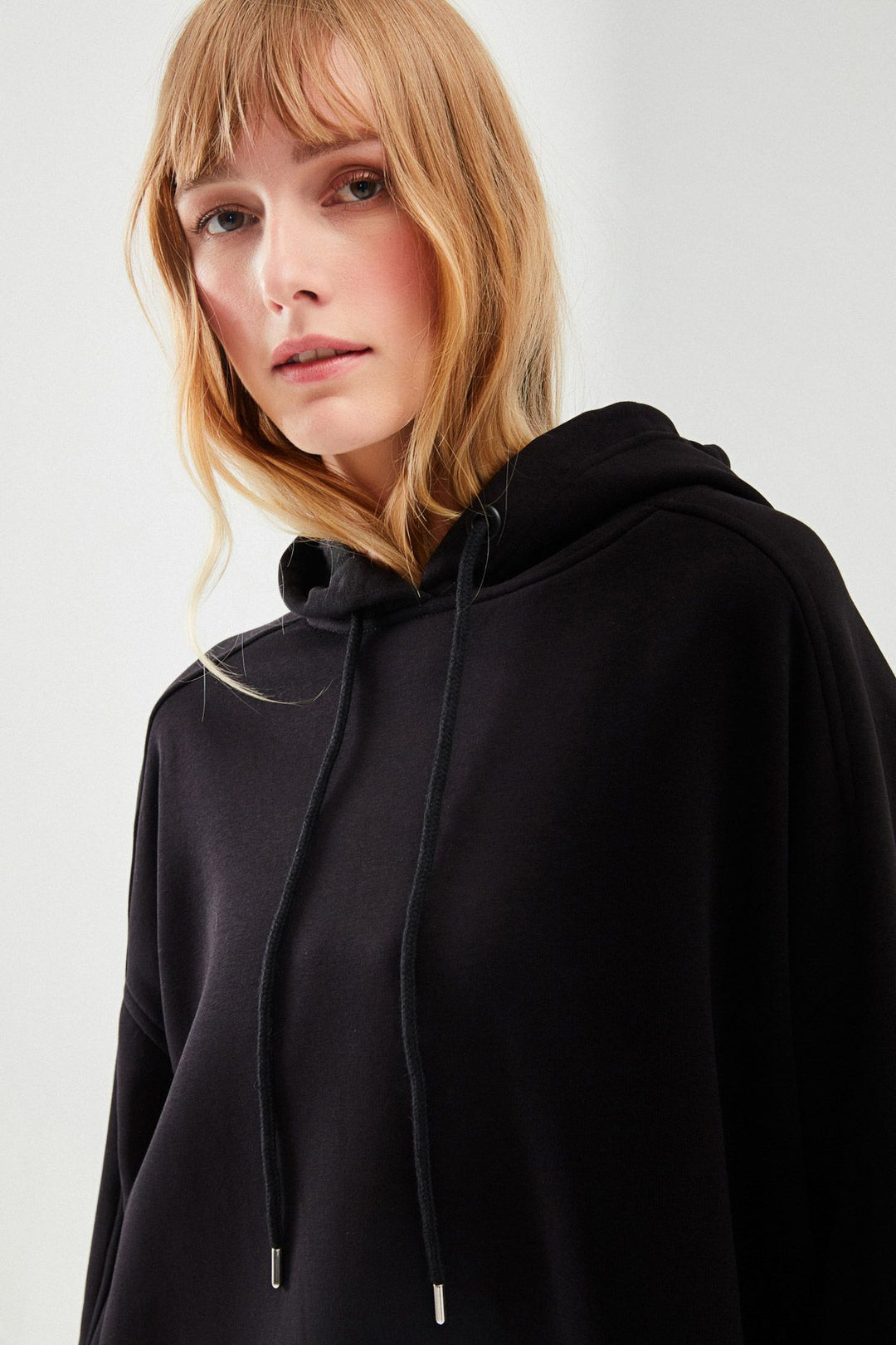 Hooded Oversize Sweatshirt Black