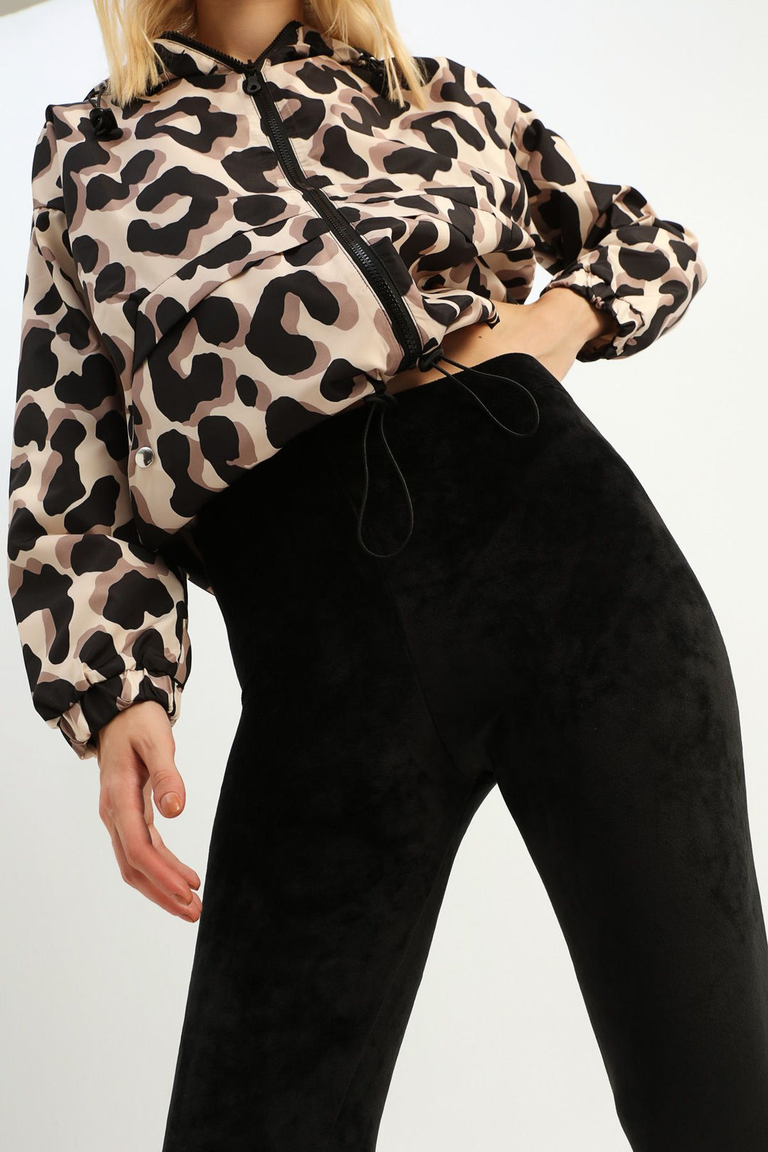 Velvet Leggings Black