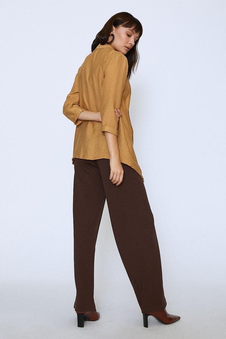 Shawl Collar Jacket Light Camel