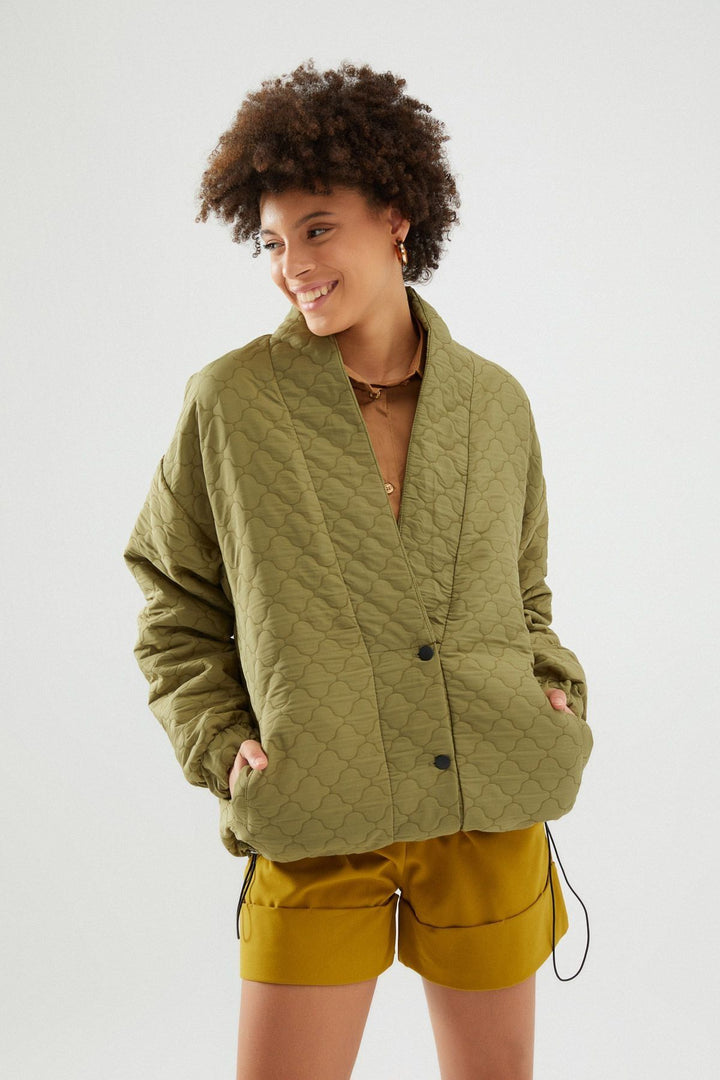 Quilted Jacket Khaki