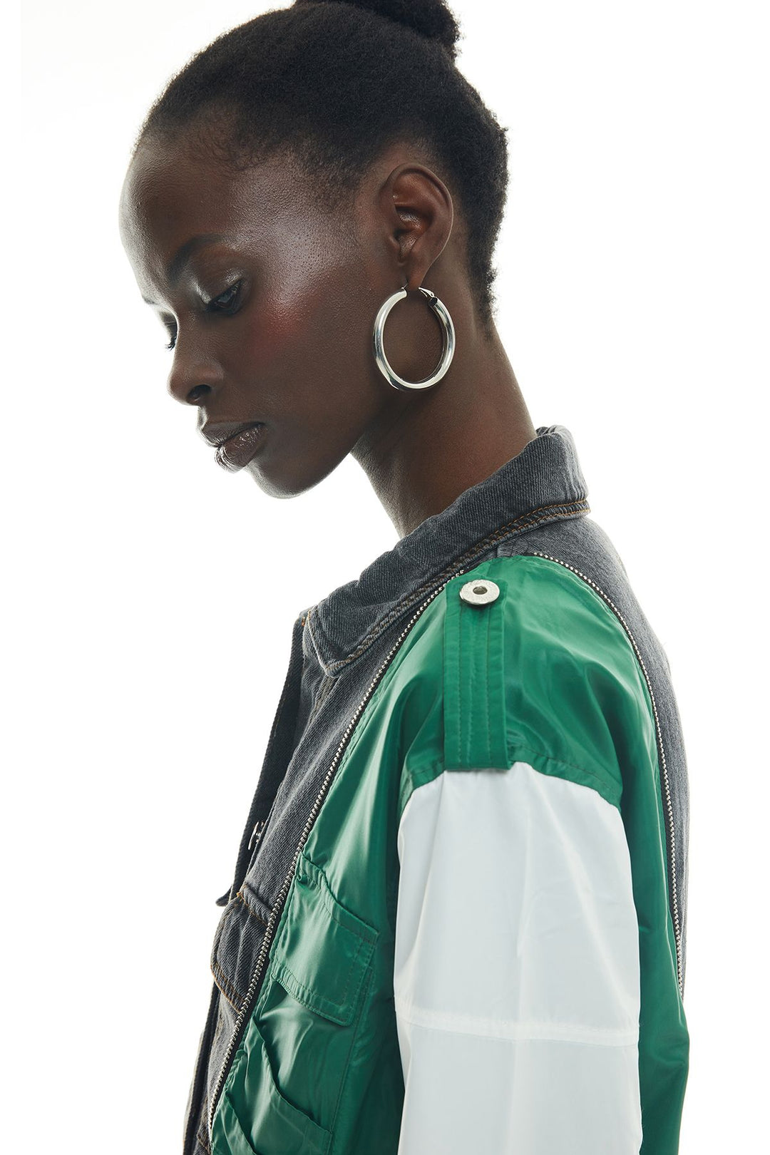 Garni Detailed Jacket Green