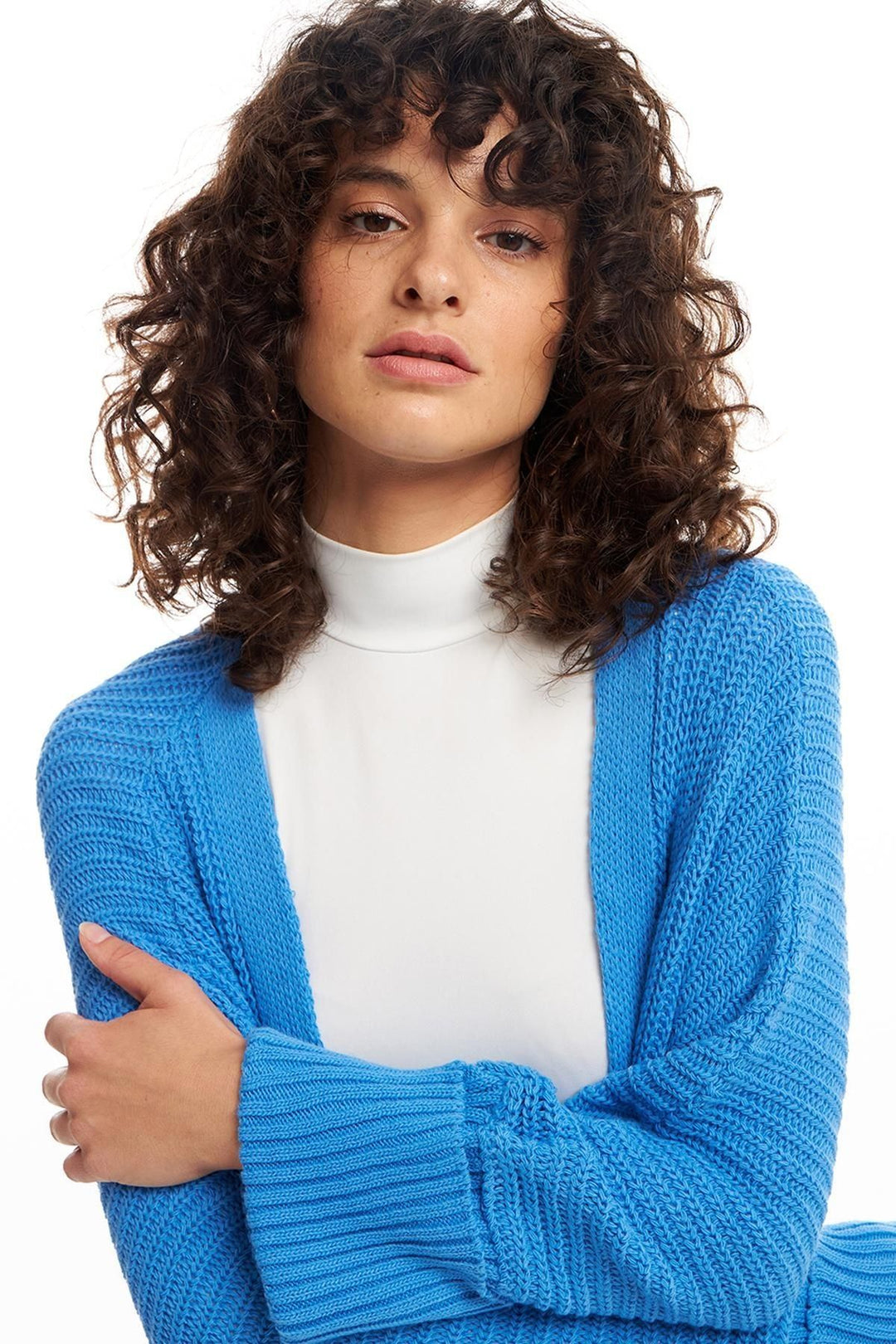 Oversize Pocket Cardigan Blue