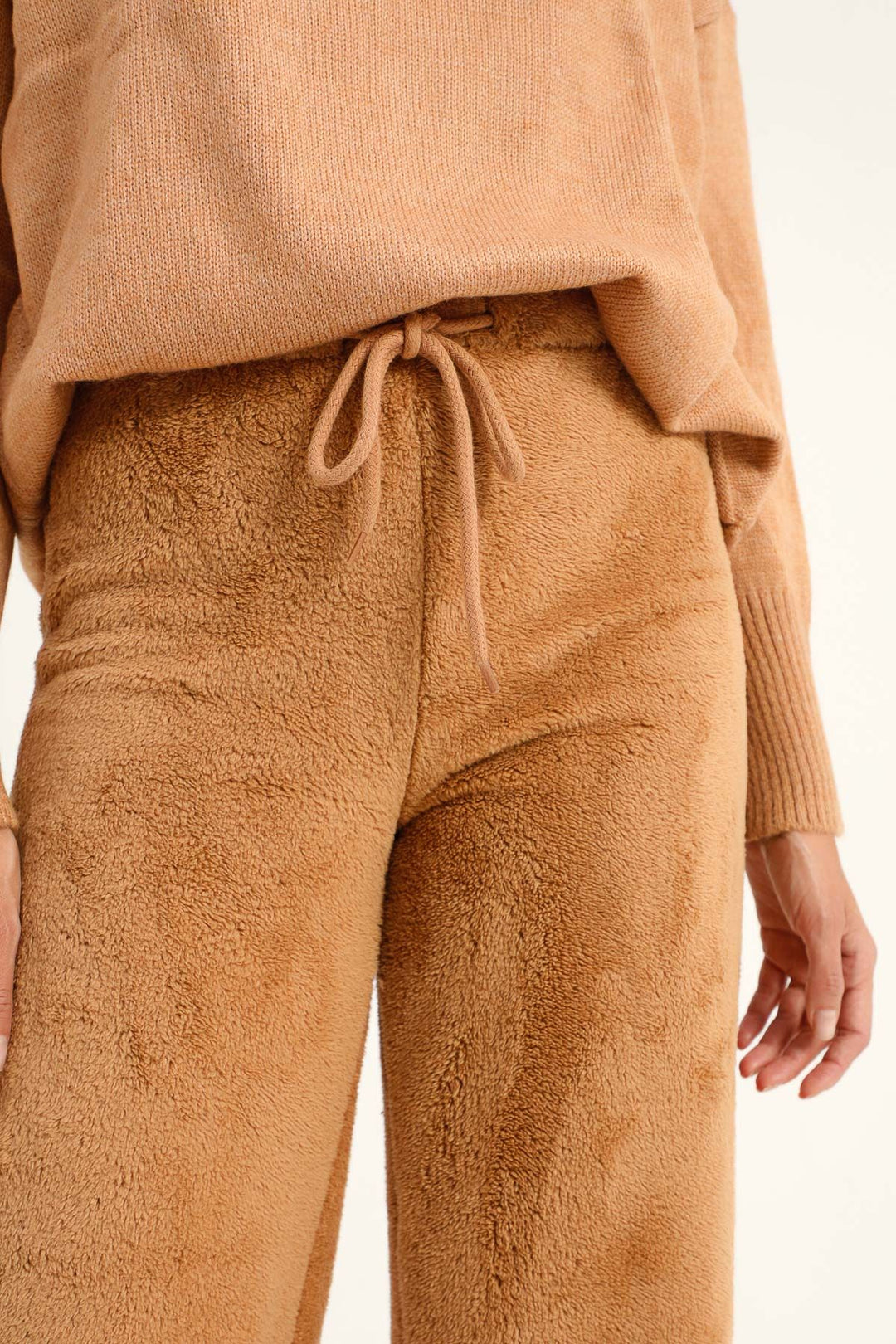 Plush Jogger Tracksuit Camel