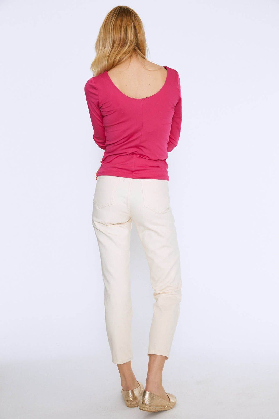 Truvakar Kol Basic Bluz Fuşya