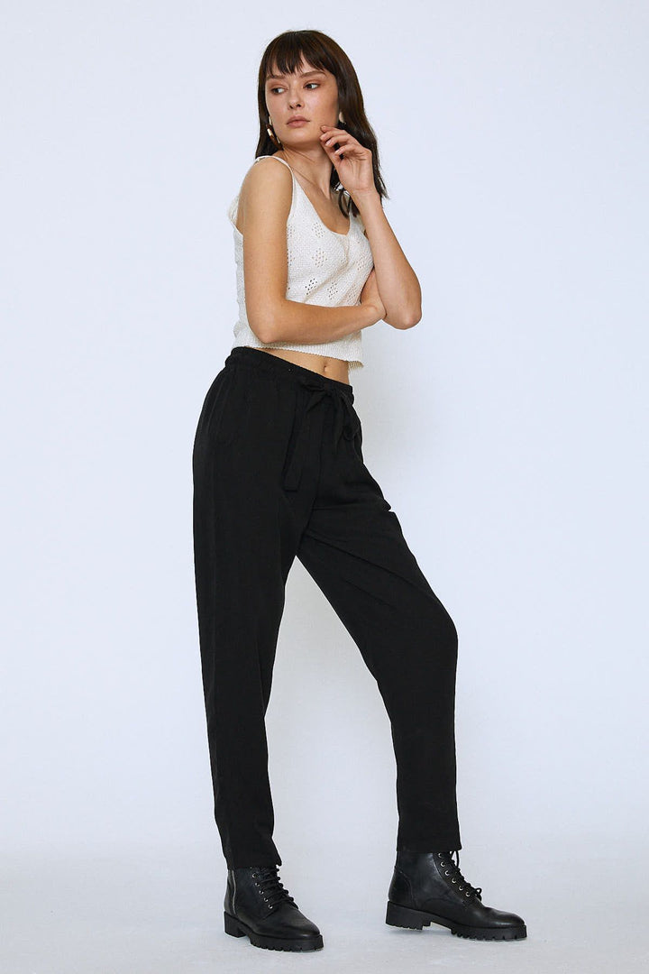 Hanging Openwork V Neck Knitwear Ecru