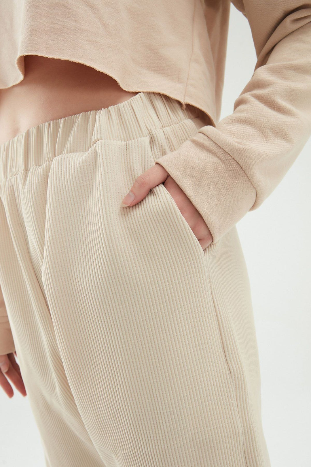 Roving Jogger Pants Beige