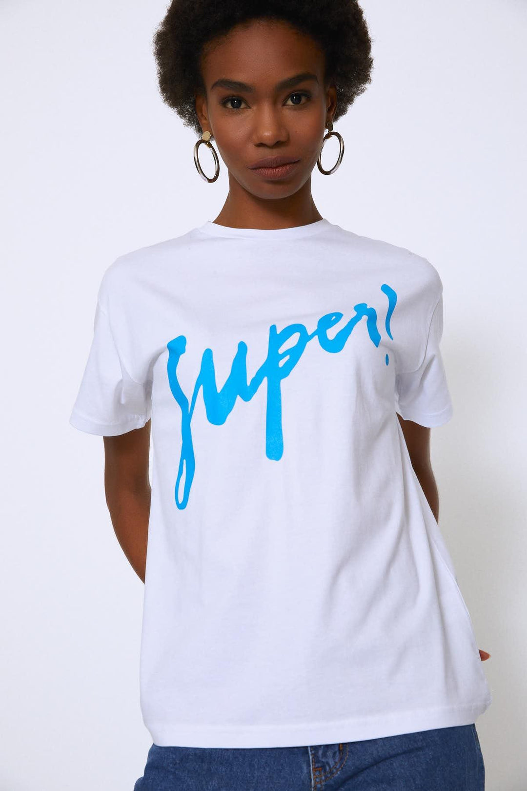 Printed T-Shirt Turquoise