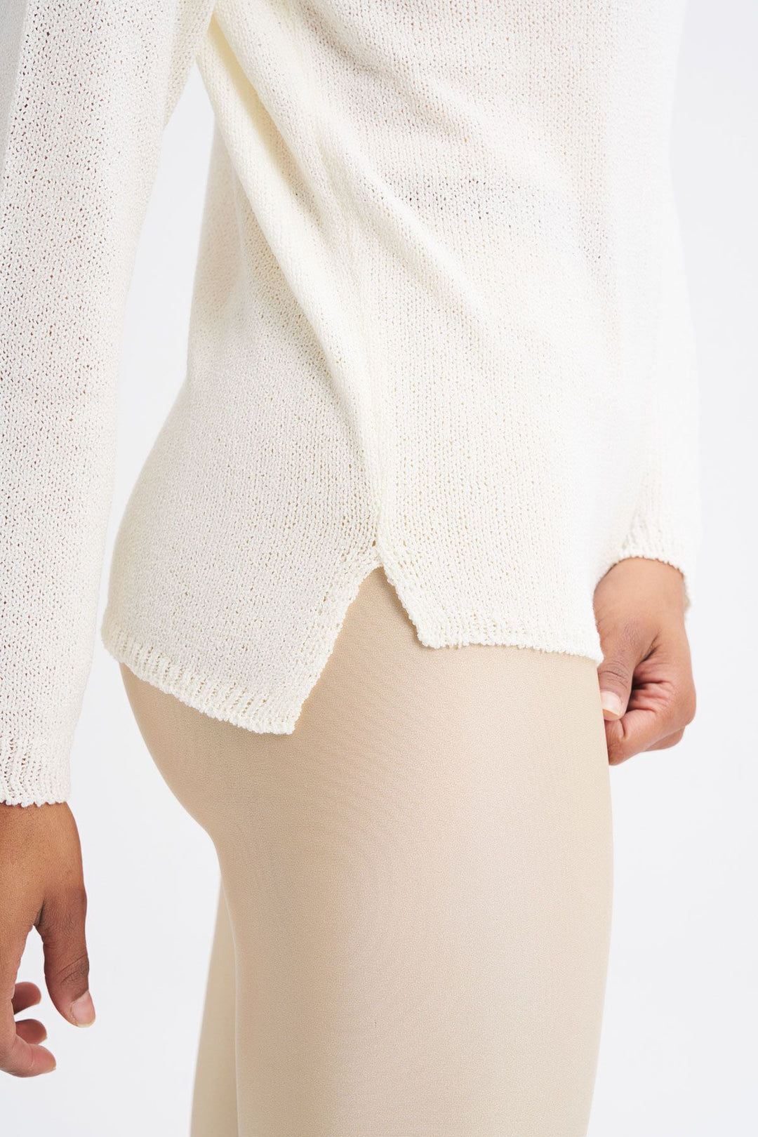Pocket Detailed Knitwear Ecru