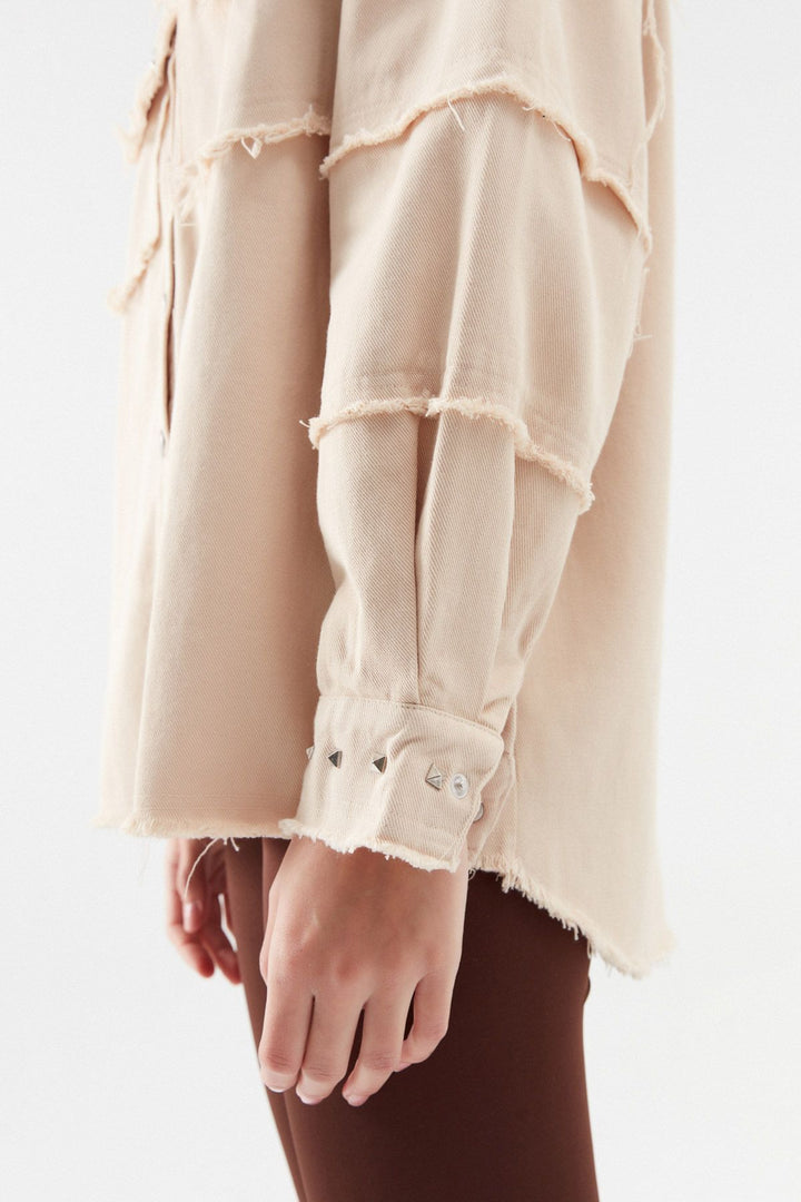 Gabardine Staple Shirt Stone