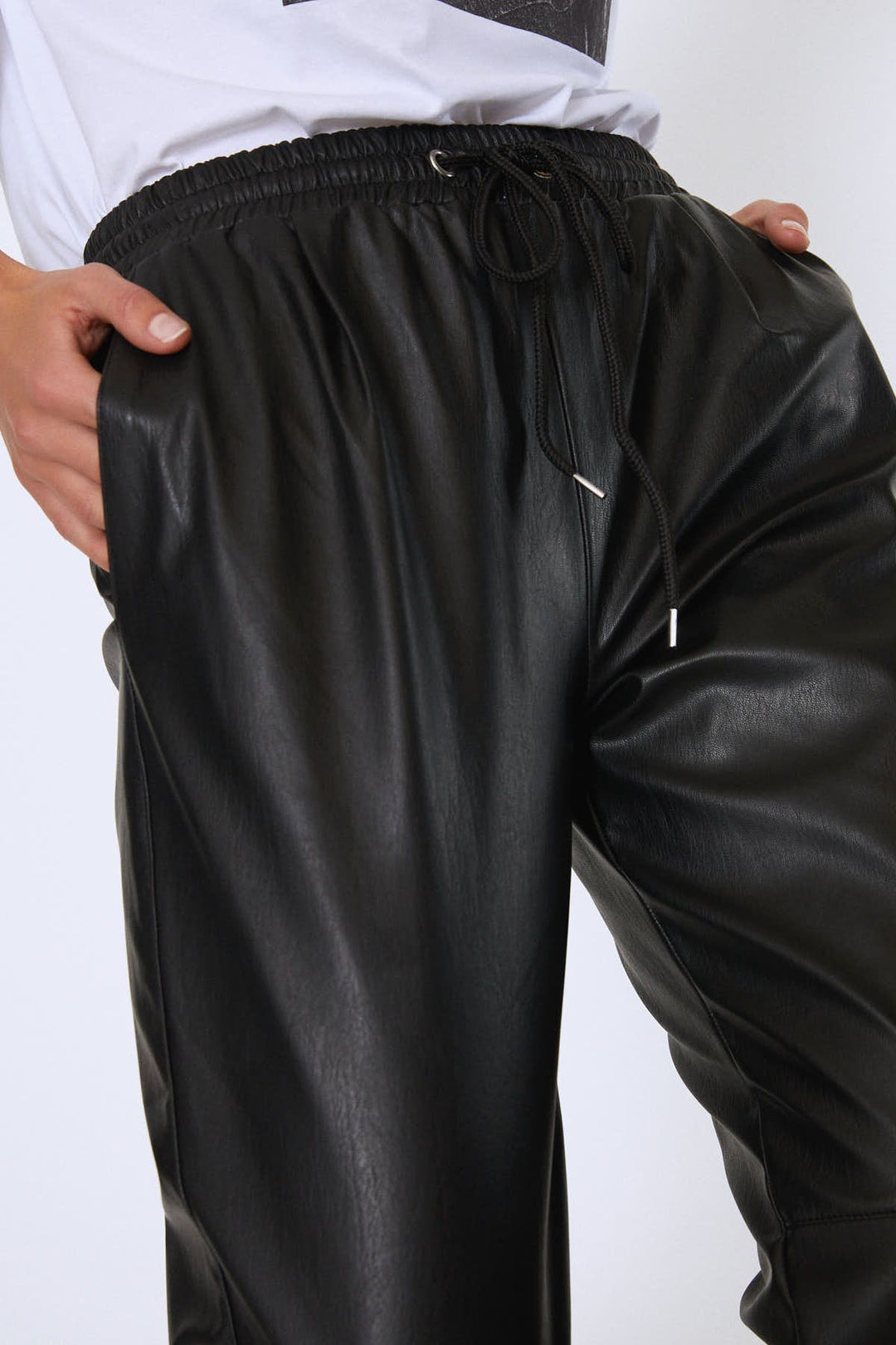 Beli Lastikli Jogger Pantolon Siyah