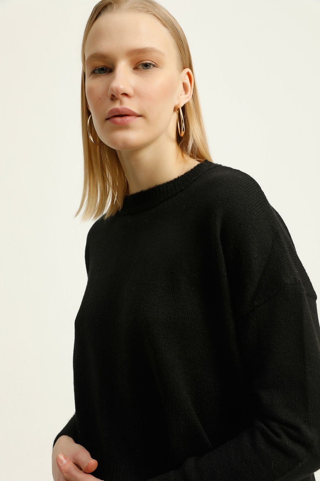 Crew Neck Sweater Black