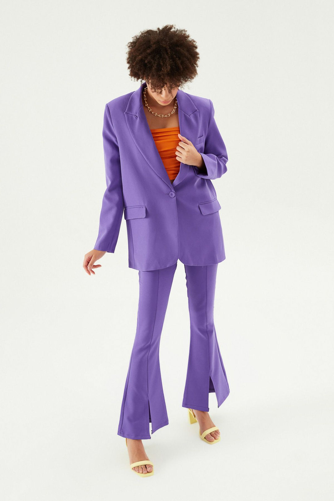 Blazer Jacket Purple