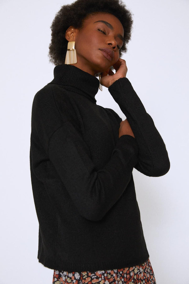 Turtleneck Sweater Black