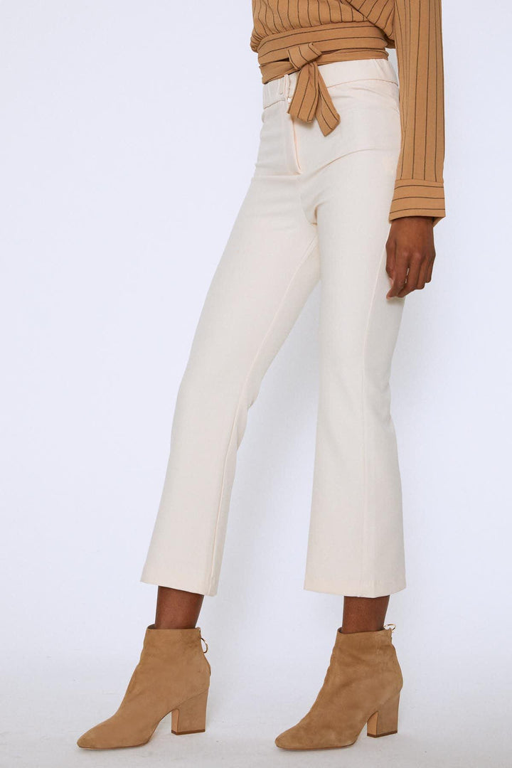 Flared Trousers Bone
