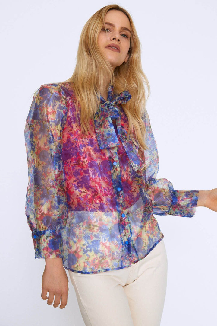 Halterneck Shirt Sax