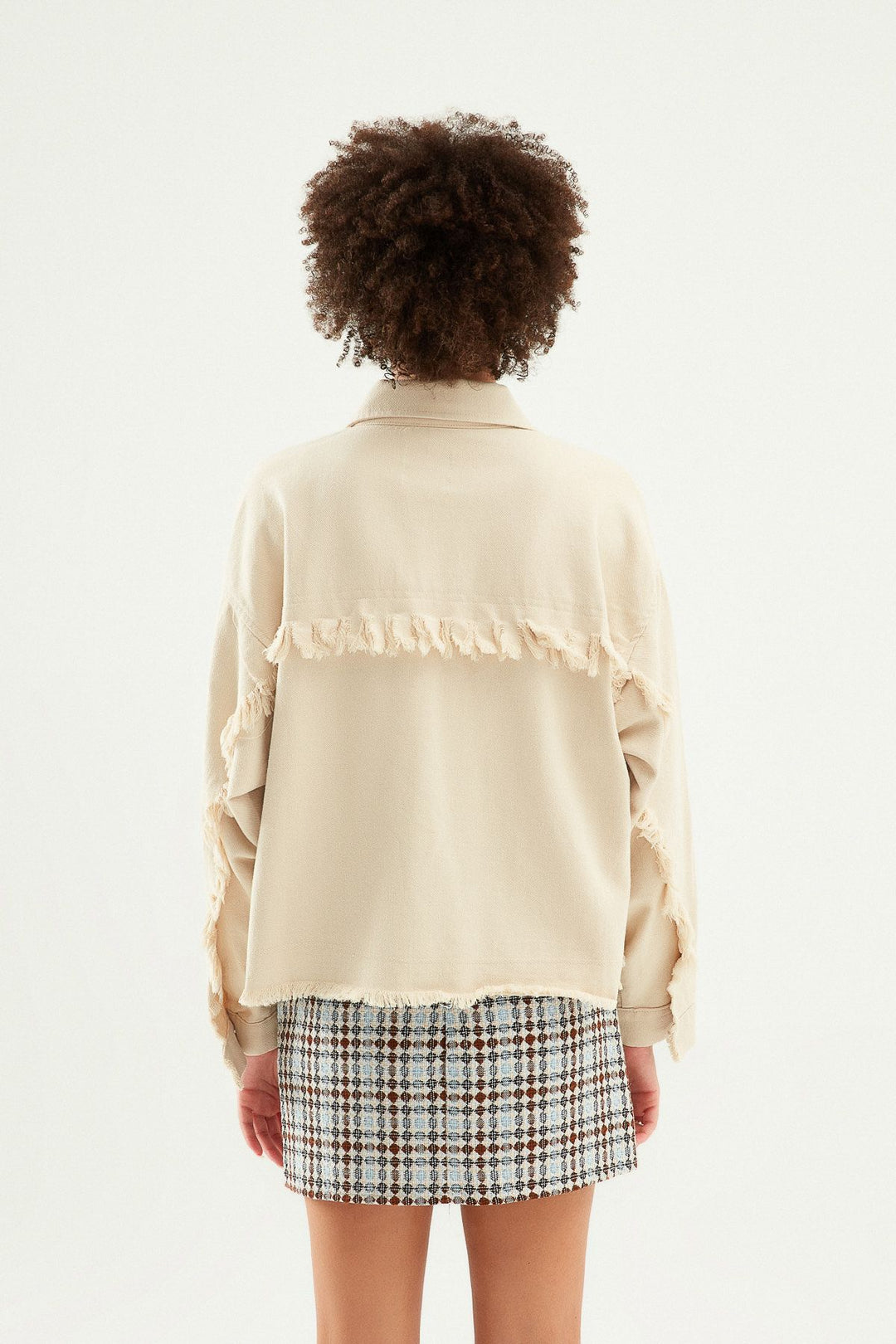 Püsküllü Ceket Taş