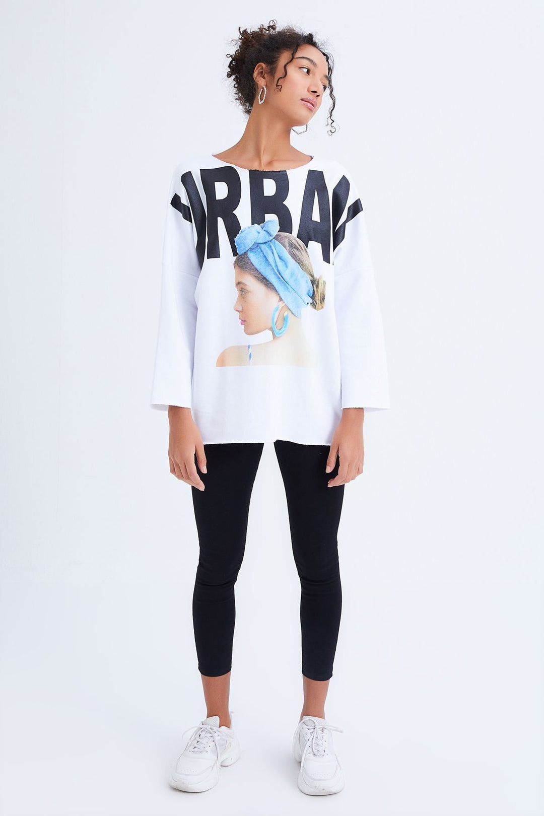Printed Sweatshirt White