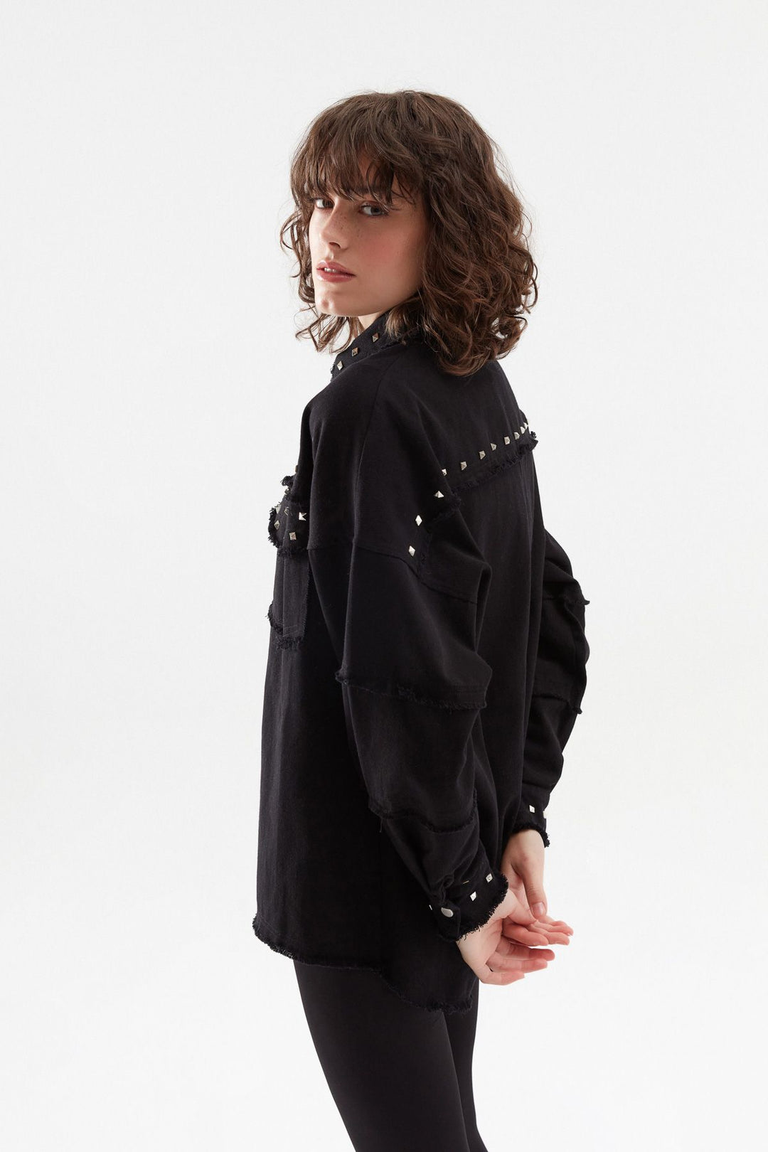 Gabardine Staple Shirt Black