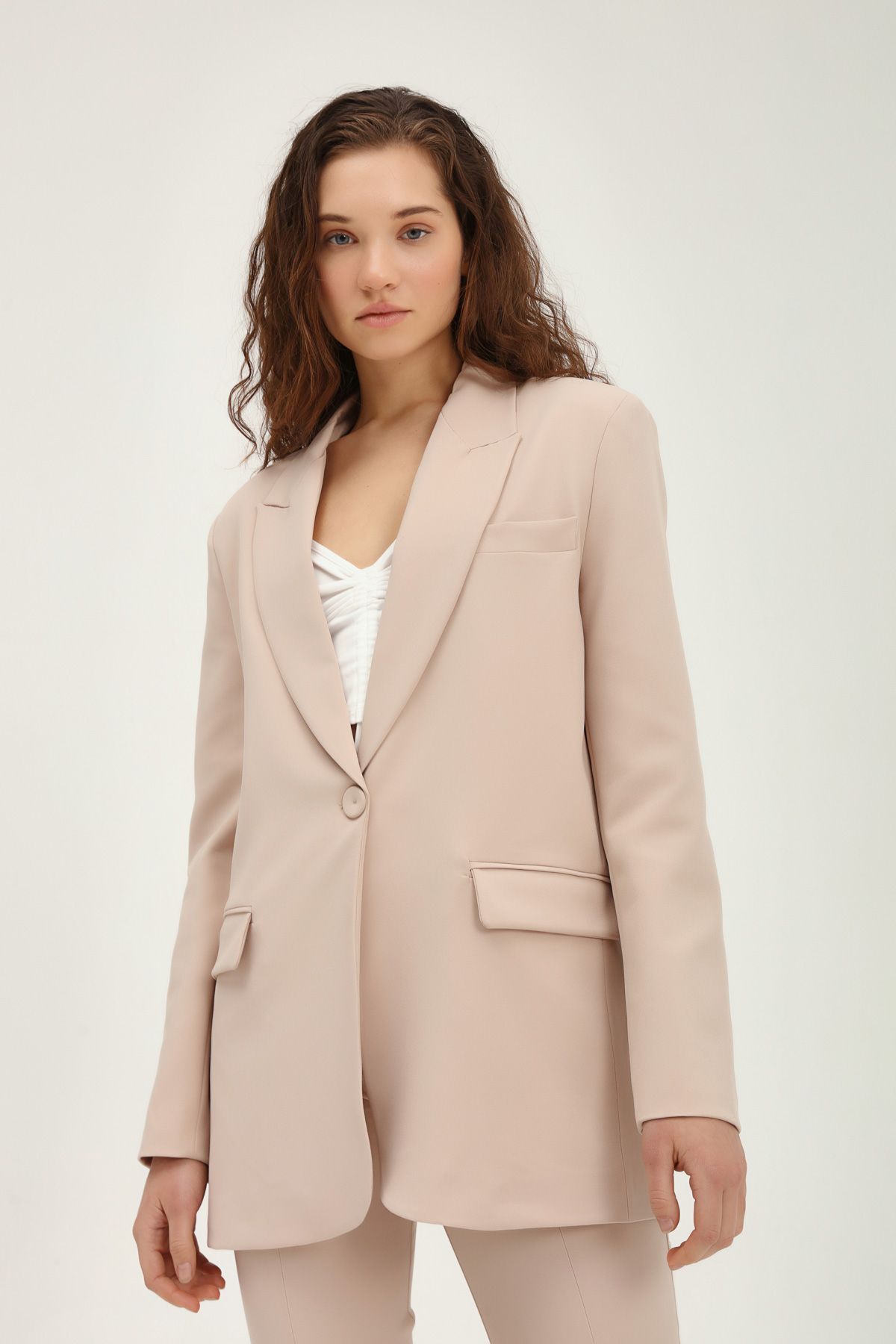 Blazer Jacket Beige