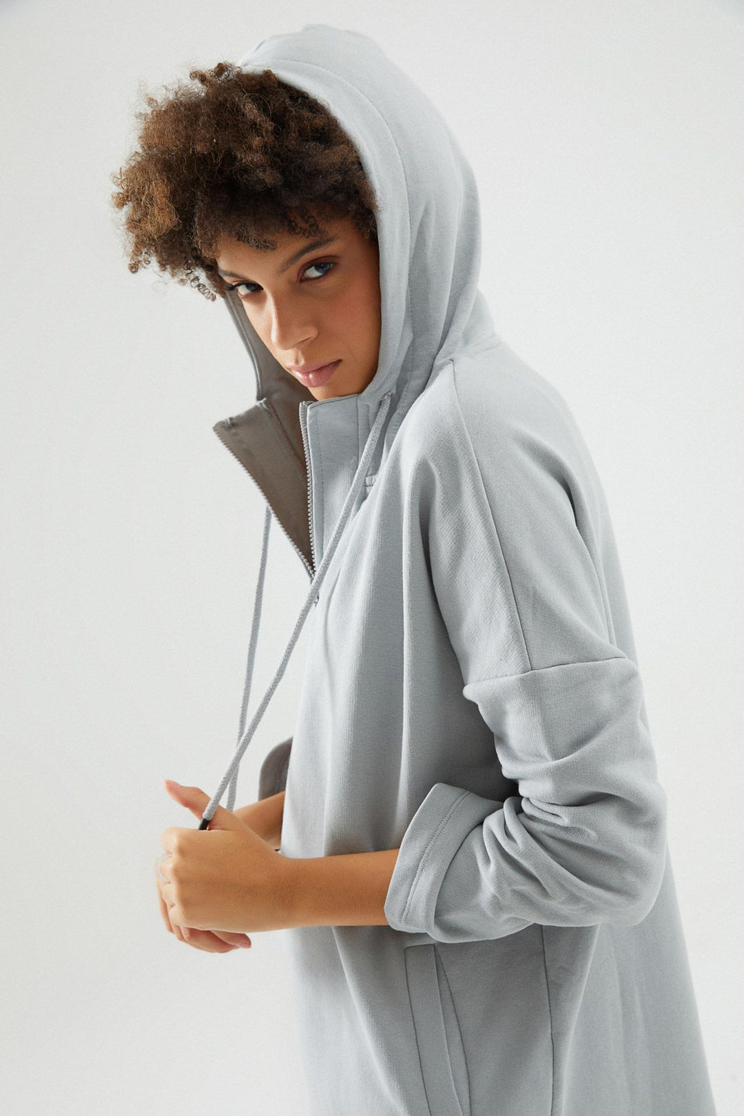 Hoodie Sweatshirt Gray