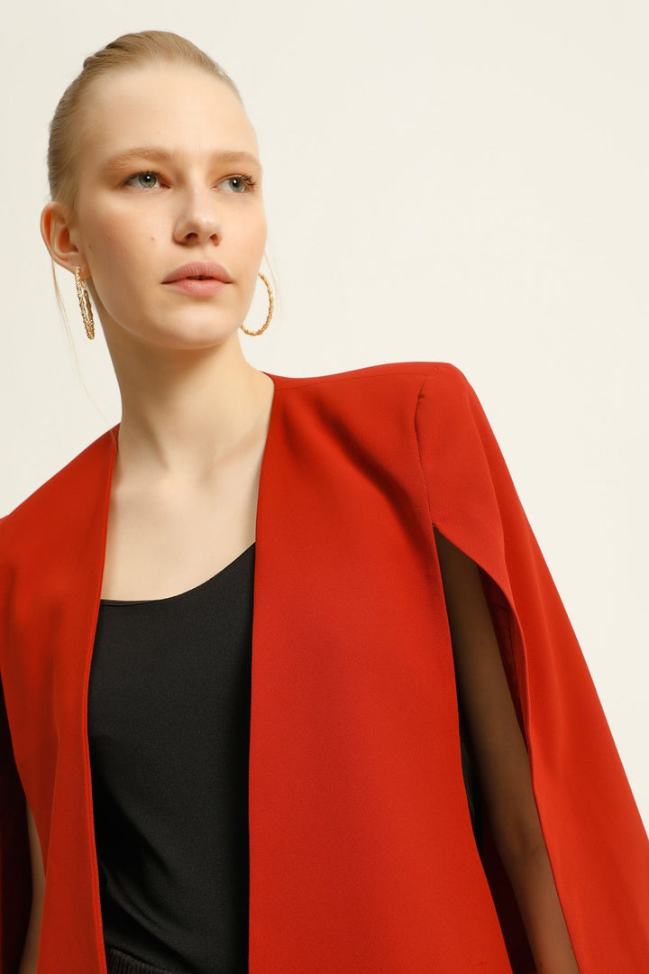 Cloak Sleeve Blazer Jacket Tile