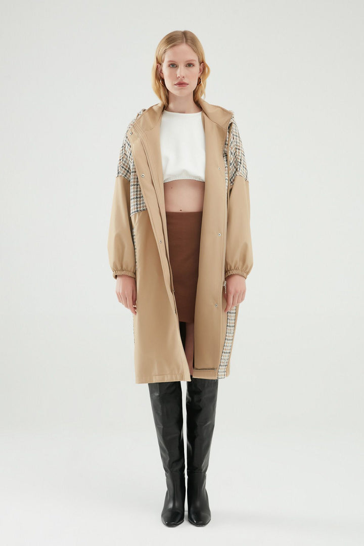 Garnish Oversize Trench Coat Beige