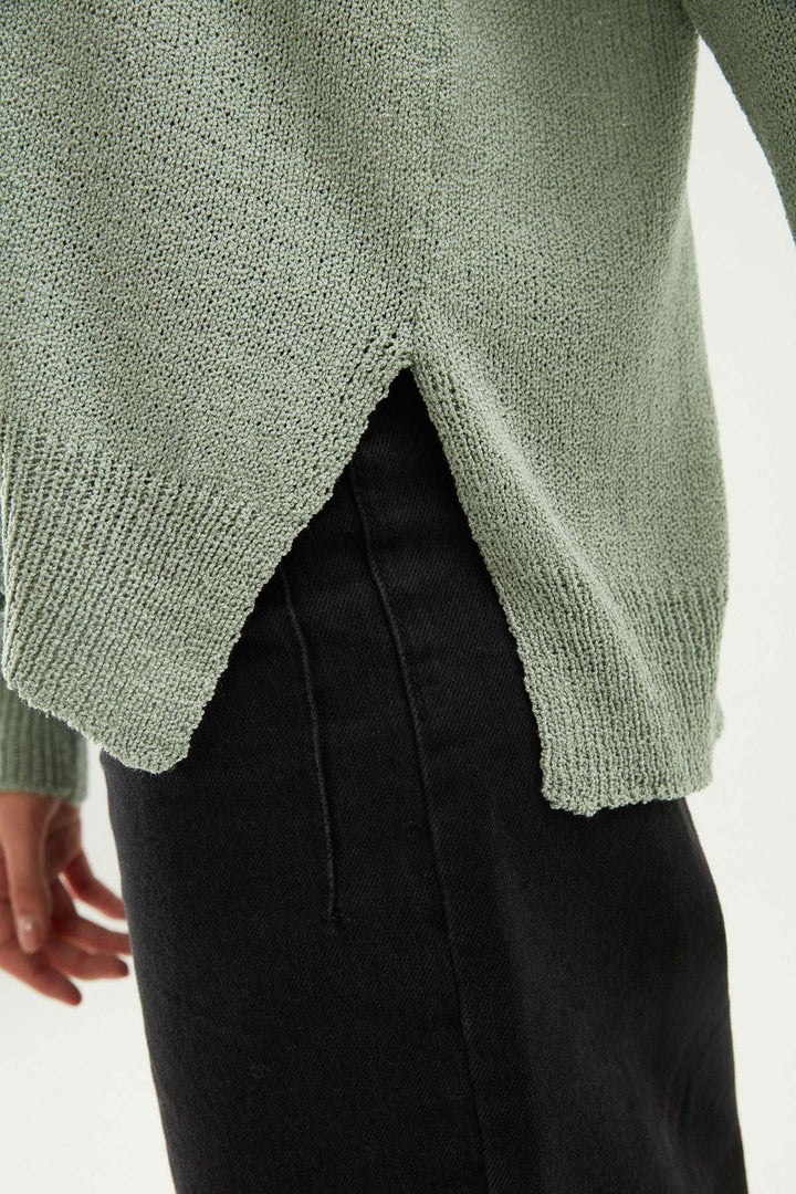 V Neck Knitwear Mint