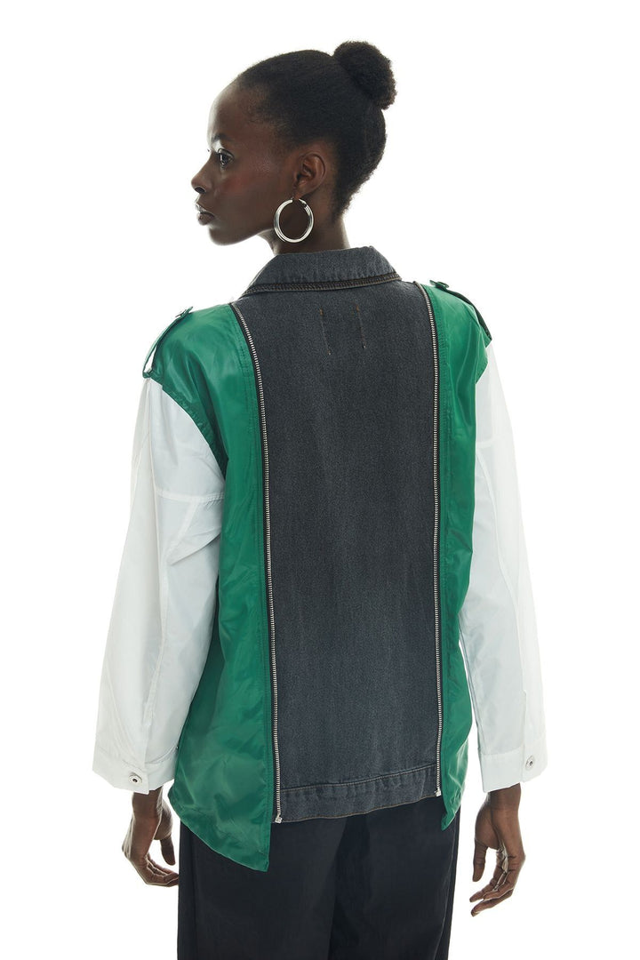 Garni Detailed Jacket Green