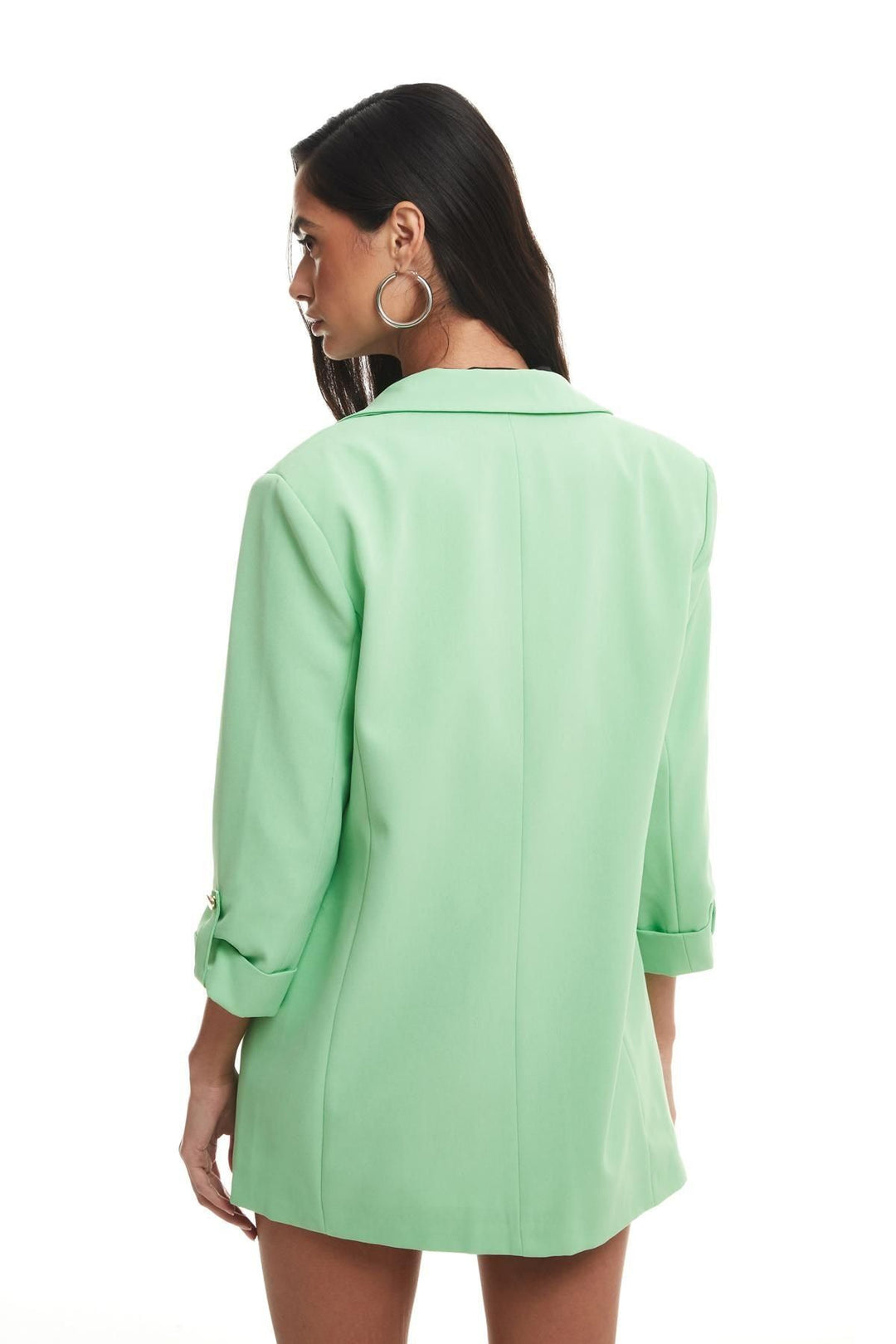 Duble Kol Blazer Ceket Apple Mint