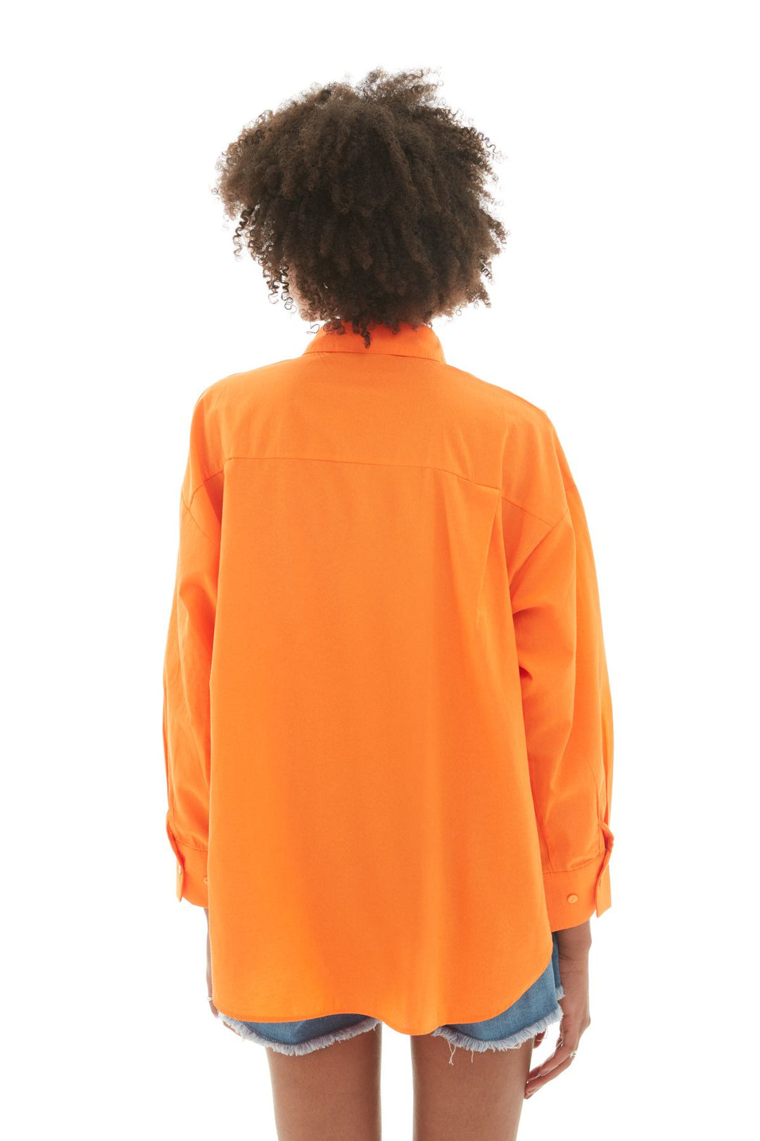 Oversize Shirt Neon Orange