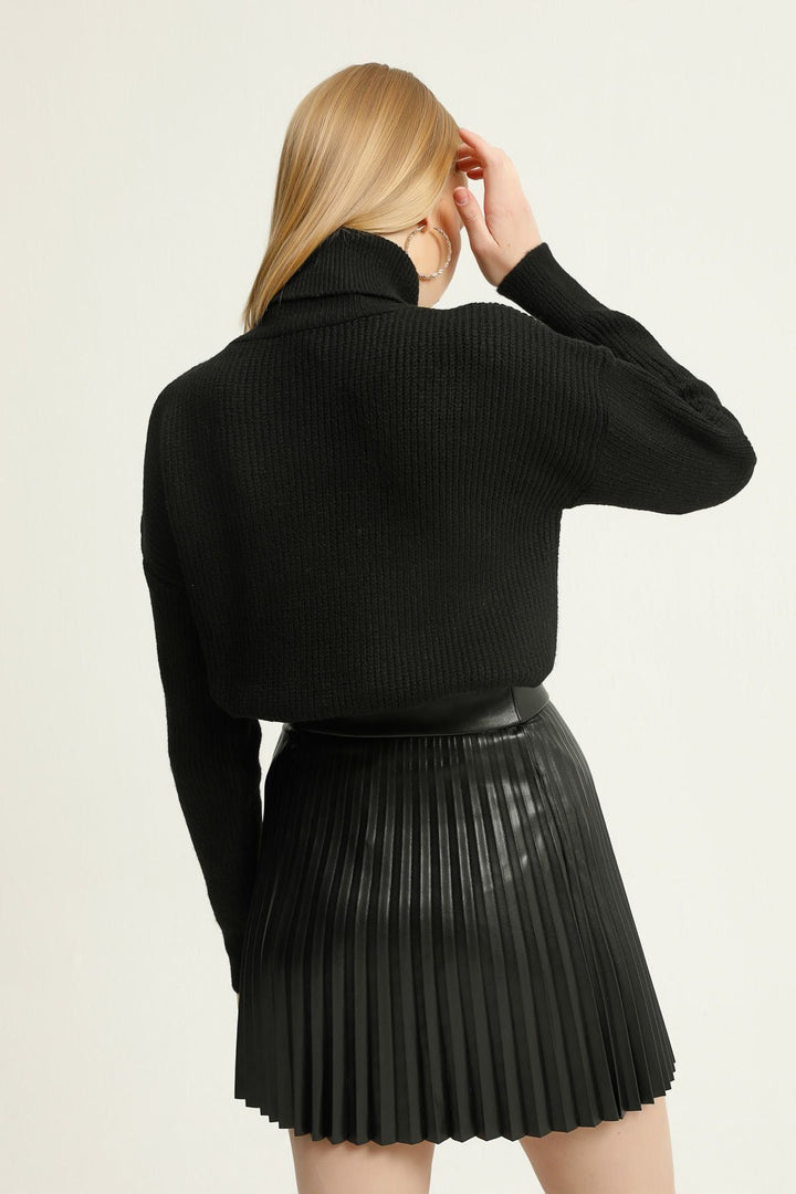 Turtleneck Sweater Black