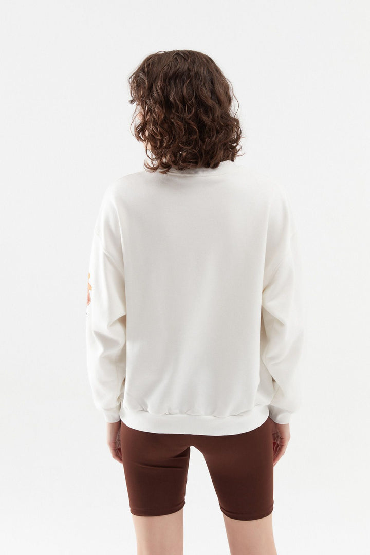 Printed Sweatshirt White