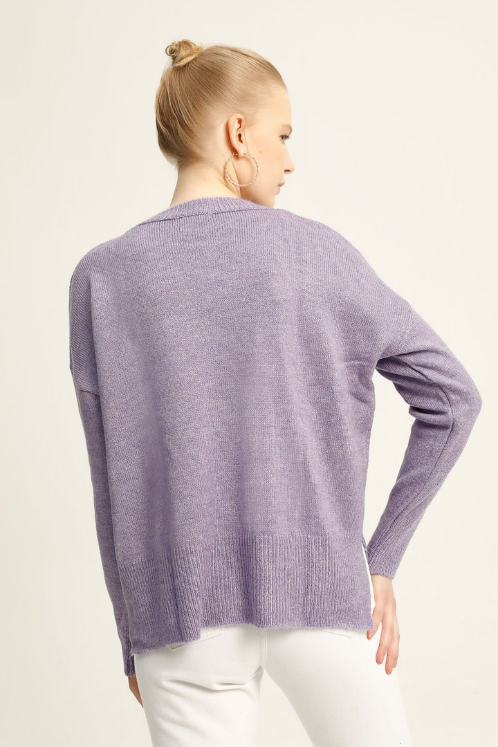 Crew Neck Sweater Lilac