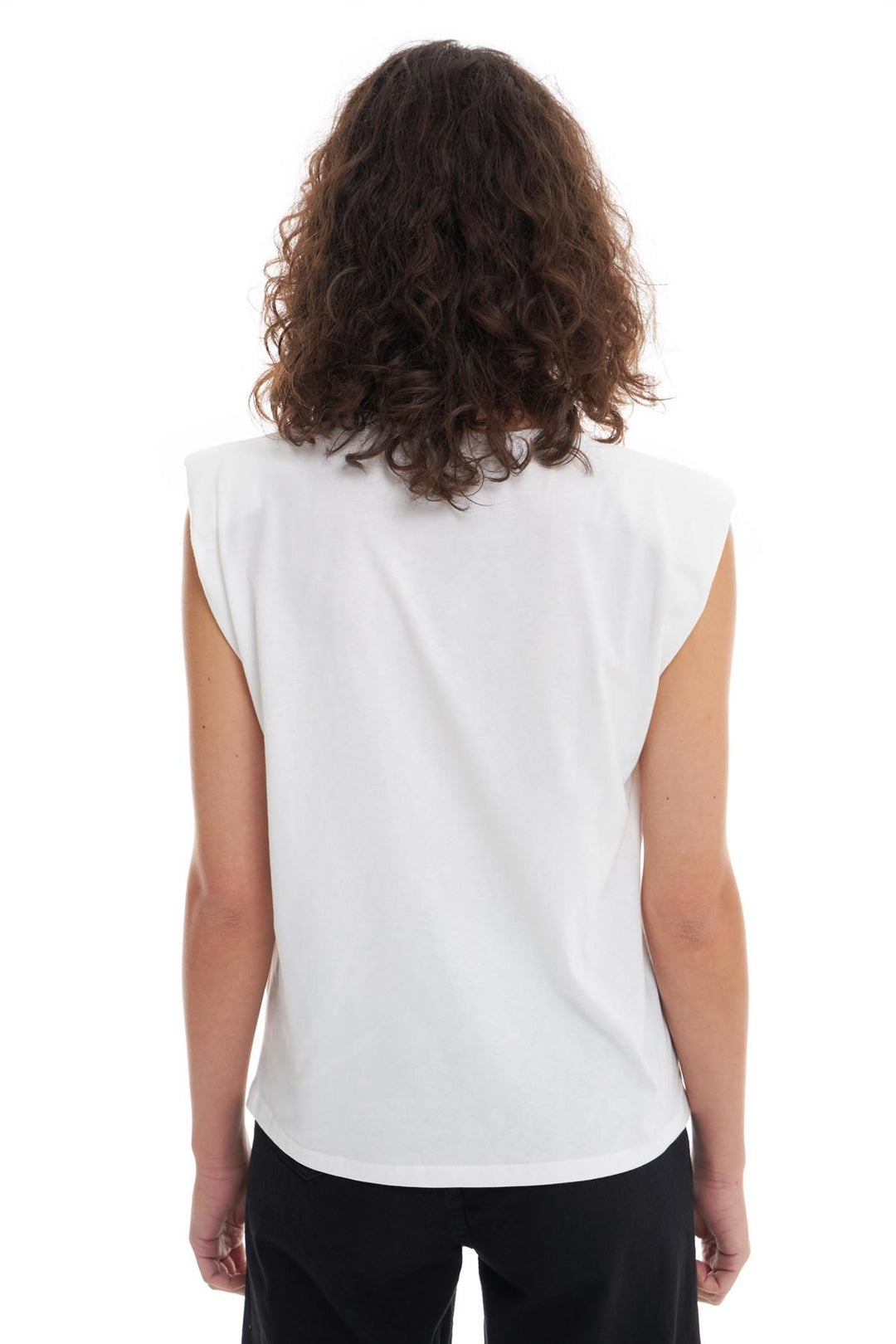 Tweed Printed T-Shirt Ecru