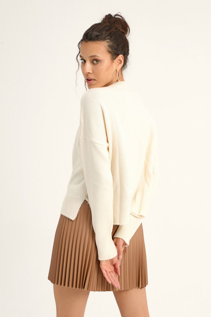 Crew Neck Sweater Ecru