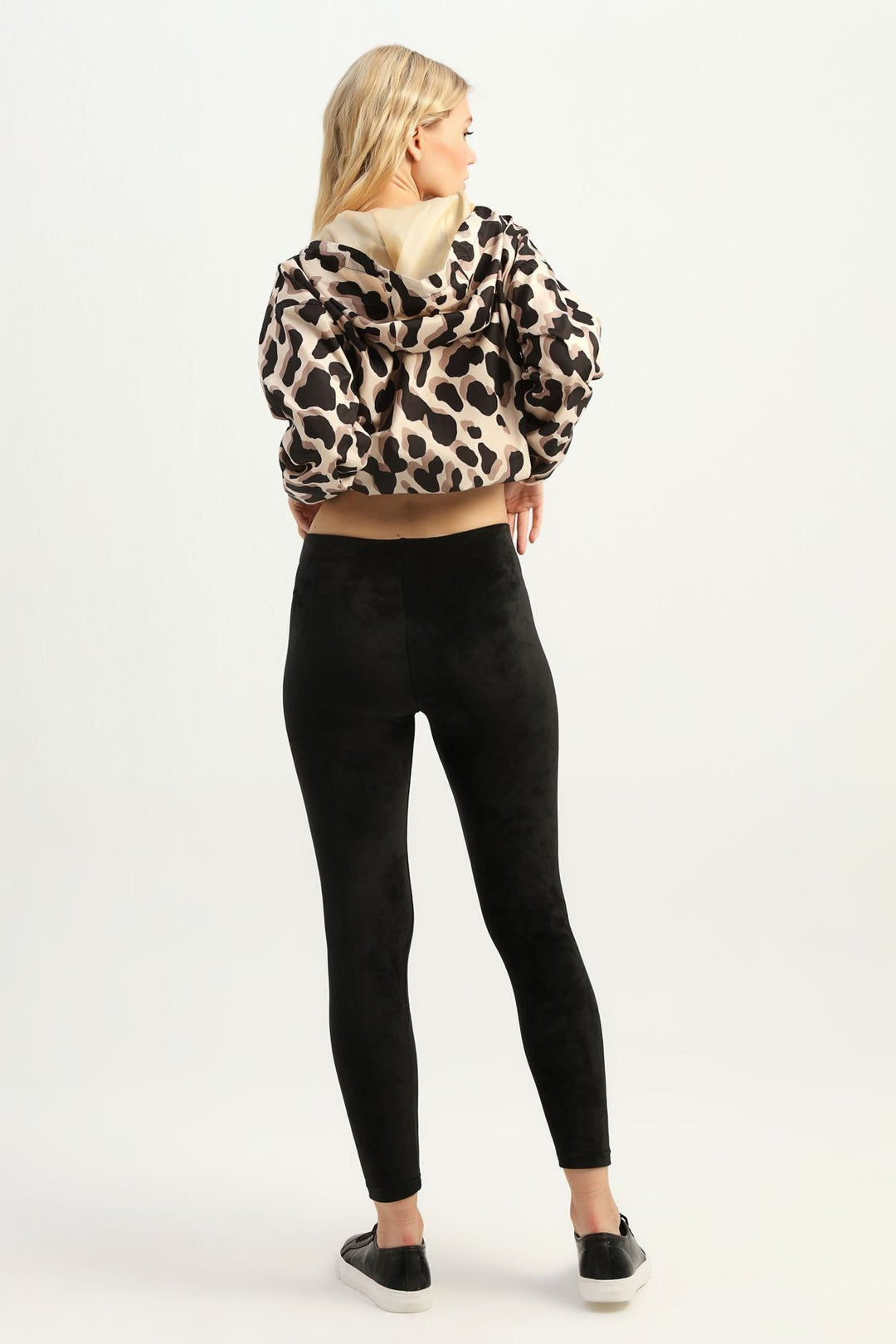 Velvet Leggings Black