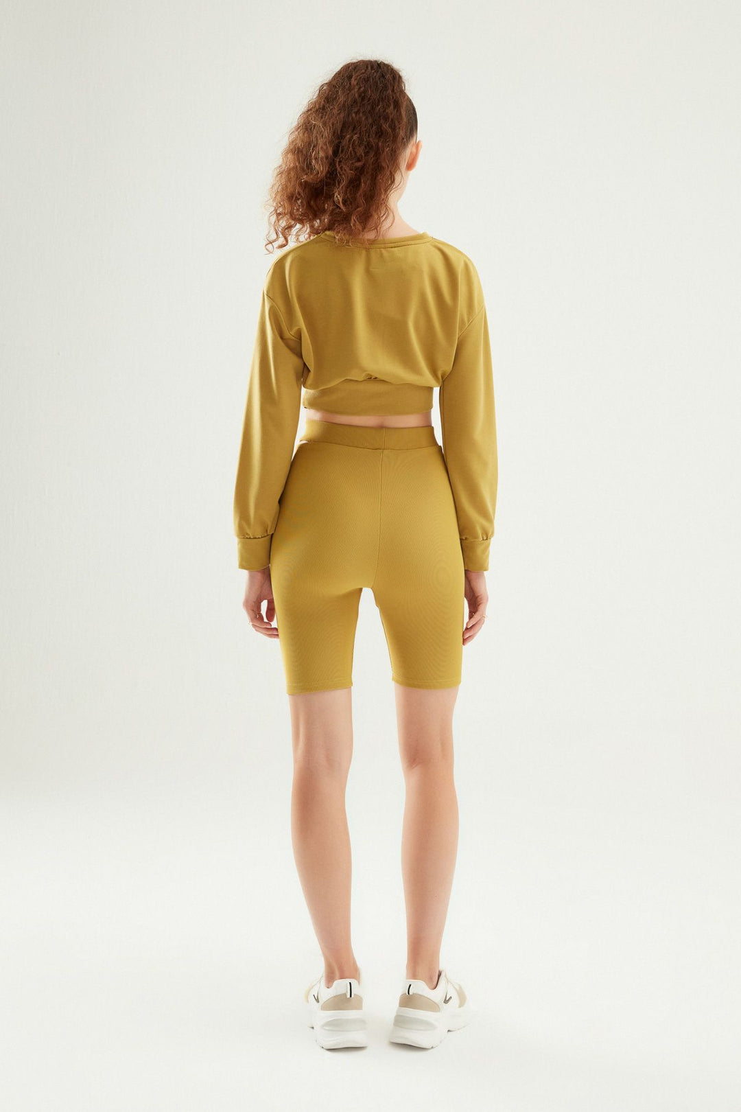 Decollete Biker Leggings Olive