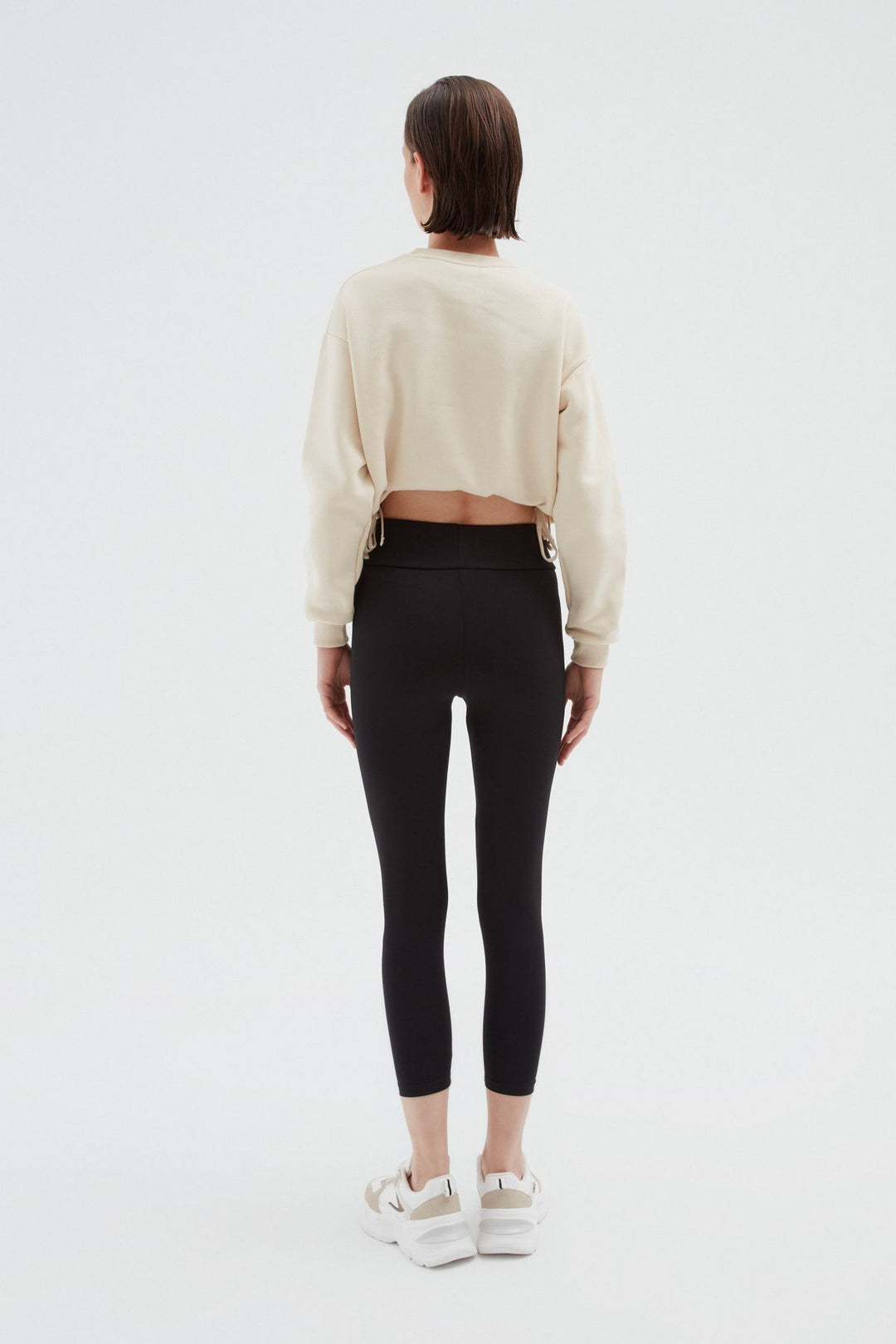 High Waist Basic Leggings Black