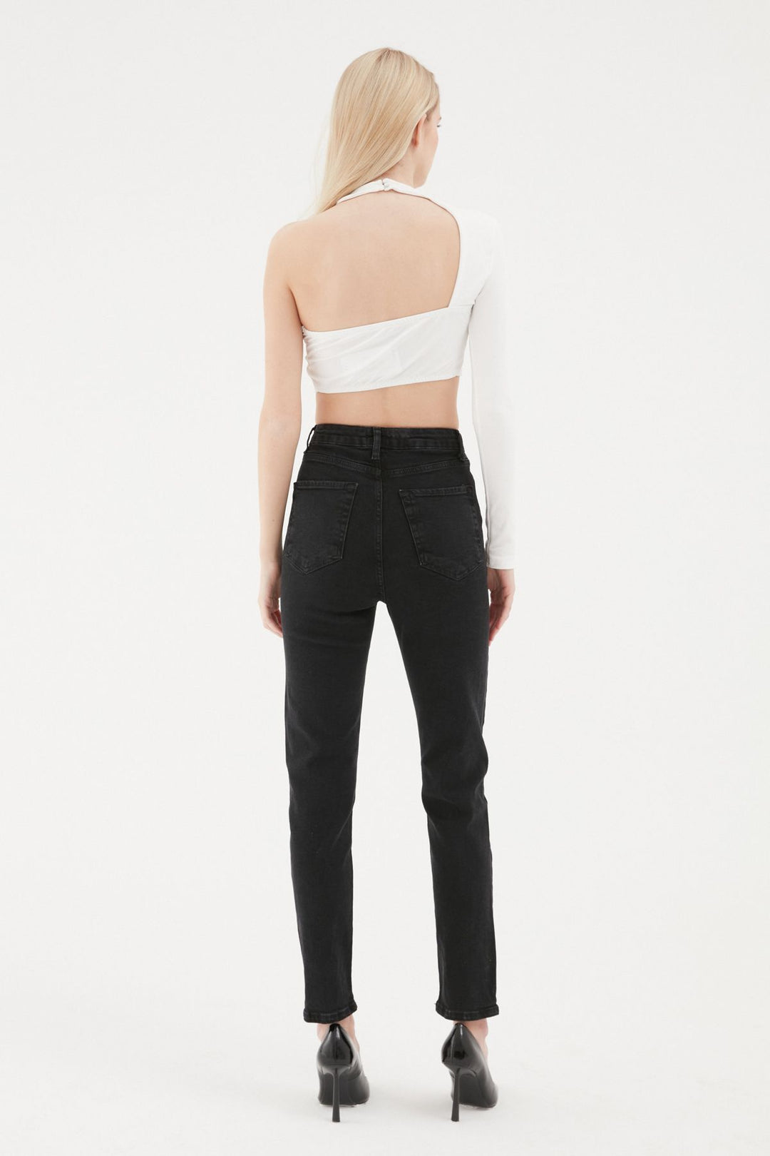 Stone Detailed Jeans Anthracite