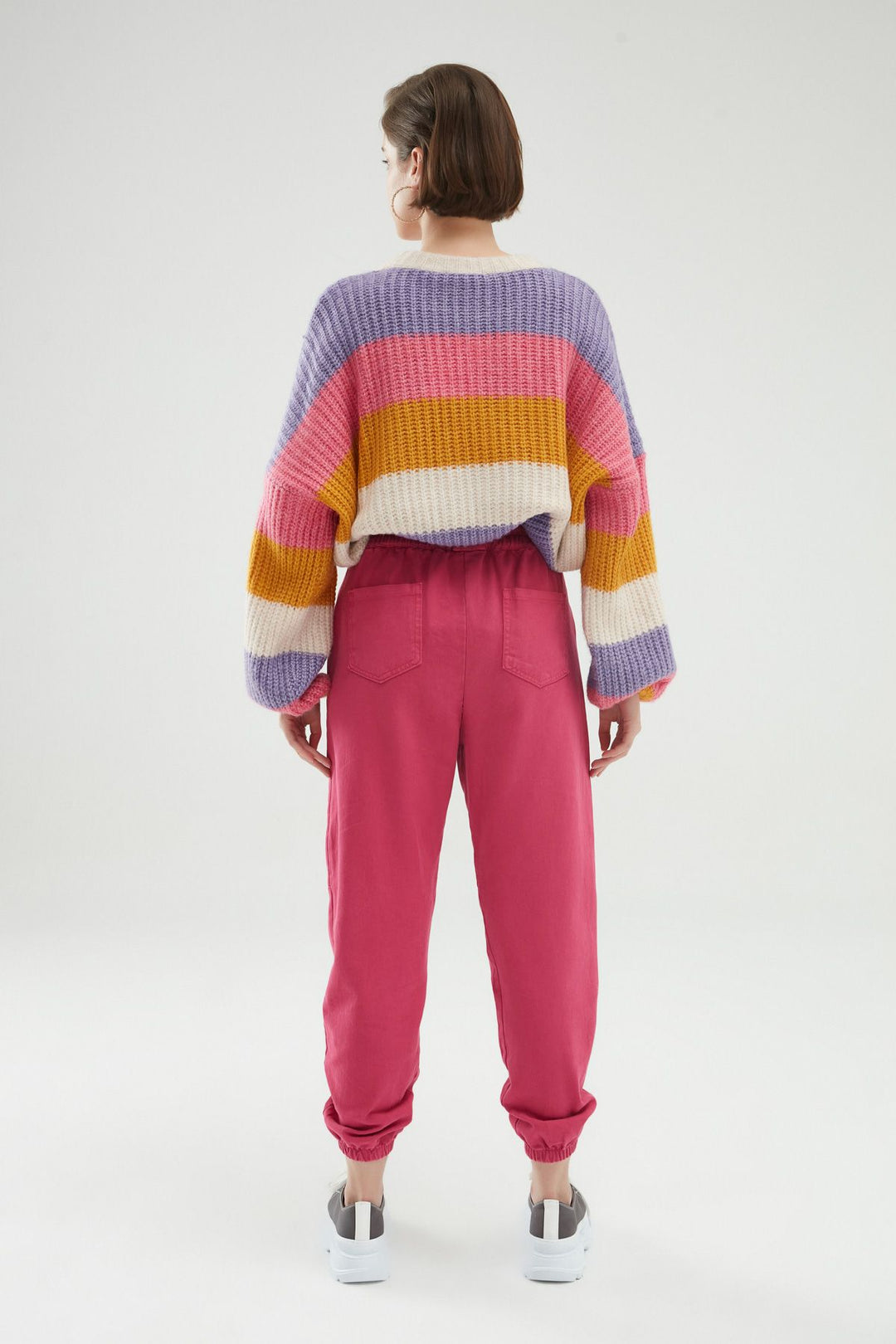 Gabardine Jogger Pants Orchid