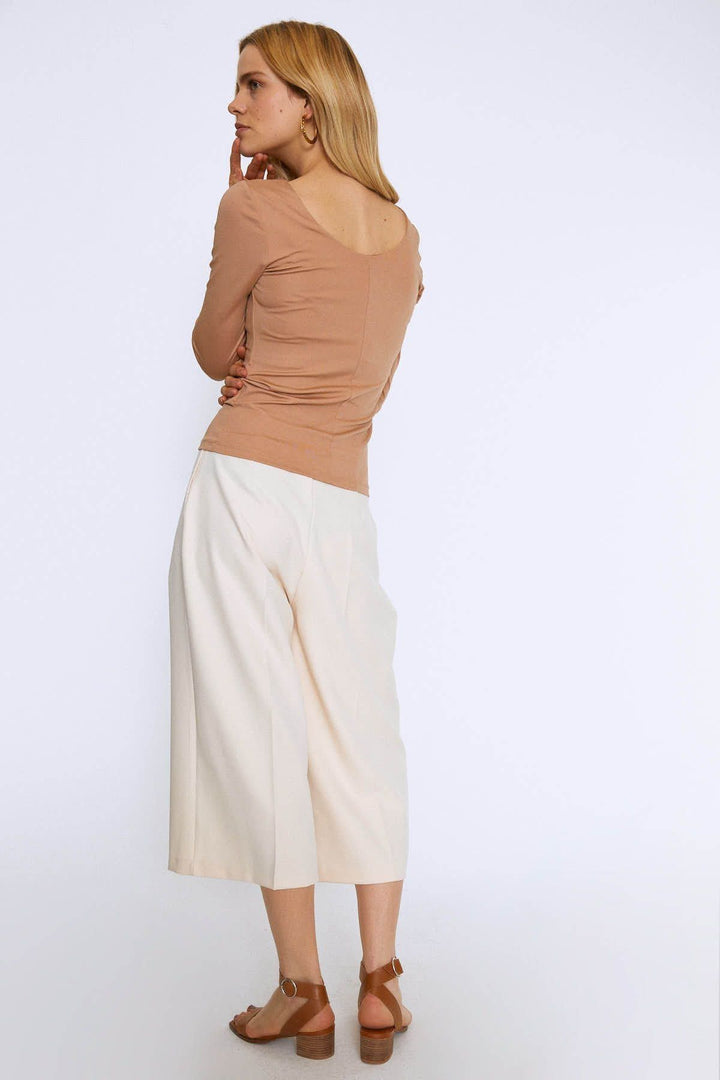 Truvakar Kol Basic Bluz Camel